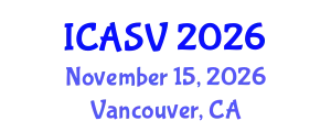 International Conference on Animal Sciences and Veterinary (ICASV) November 15, 2026 - Vancouver, Canada