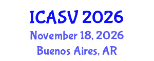International Conference on Animal Sciences and Veterinary (ICASV) November 18, 2026 - Buenos Aires, Argentina