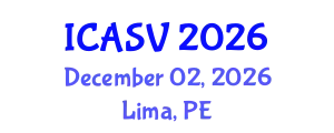 International Conference on Animal Sciences and Veterinary (ICASV) December 02, 2026 - Lima, Peru