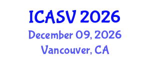 International Conference on Animal Sciences and Veterinary (ICASV) December 09, 2026 - Vancouver, Canada