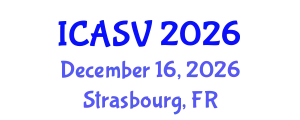 International Conference on Animal Sciences and Veterinary (ICASV) December 16, 2026 - Strasbourg, France