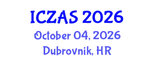 International Conference on Zoology and Animal Science (ICZAS) October 04, 2026 - Dubrovnik, Croatia