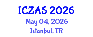 International Conference on Zoology and Animal Science (ICZAS) May 04, 2026 - Istanbul, Turkey
