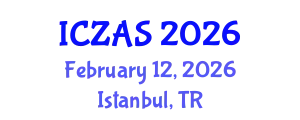 International Conference on Zoology and Animal Science (ICZAS) February 12, 2026 - Istanbul, Turkey
