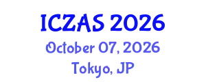 International Conference on Zoology and Animal Science (ICZAS) October 07, 2026 - Tokyo, Japan