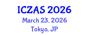International Conference on Zoology and Animal Science (ICZAS) March 23, 2026 - Tokyo, Japan