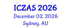 International Conference on Zoology and Animal Science (ICZAS) December 02, 2026 - Sydney, Australia