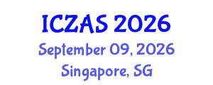 International Conference on Zoology and Animal Science (ICZAS) September 09, 2026 - Singapore, Singapore