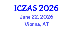 International Conference on Zoology and Animal Science (ICZAS) June 22, 2026 - Vienna, Austria