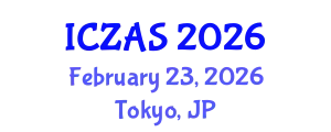 International Conference on Zoology and Animal Science (ICZAS) February 23, 2026 - Tokyo, Japan