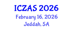 International Conference on Zoology and Animal Science (ICZAS) February 16, 2026 - Jeddah, Saudi Arabia