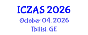International Conference on Zoology and Animal Science (ICZAS) October 04, 2026 - Tbilisi, Georgia