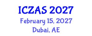 International Conference on Zoology and Animal Science (ICZAS) February 15, 2027 - Dubai, United Arab Emirates