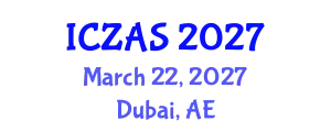International Conference on Zoology and Animal Science (ICZAS) March 22, 2027 - Dubai, United Arab Emirates