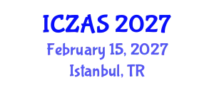 International Conference on Zoology and Animal Science (ICZAS) February 15, 2027 - Istanbul, Turkey
