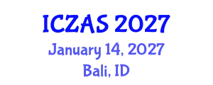 International Conference on Zoology and Animal Science (ICZAS) January 14, 2027 - Bali, Indonesia