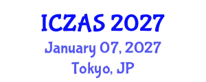 International Conference on Zoology and Animal Science (ICZAS) January 07, 2027 - Tokyo, Japan