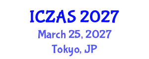 International Conference on Zoology and Animal Science (ICZAS) March 25, 2027 - Tokyo, Japan