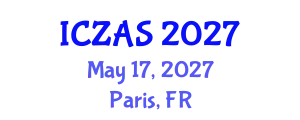 International Conference on Zoology and Animal Science (ICZAS) May 17, 2027 - Paris, France