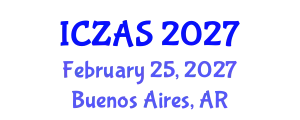 International Conference on Zoology and Animal Science (ICZAS) February 25, 2027 - Buenos Aires, Argentina