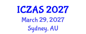 International Conference on Zoology and Animal Science (ICZAS) March 29, 2027 - Sydney, Australia