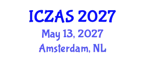 International Conference on Zoology and Animal Science (ICZAS) May 13, 2027 - Amsterdam, Netherlands