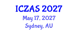 International Conference on Zoology and Animal Science (ICZAS) May 17, 2027 - Sydney, Australia