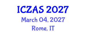 International Conference on Zoology and Animal Science (ICZAS) March 04, 2027 - Rome, Italy