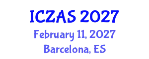 International Conference on Zoology and Animal Science (ICZAS) February 11, 2027 - Barcelona, Spain