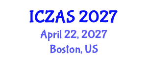 International Conference on Zoology and Animal Science (ICZAS) April 22, 2027 - Boston, United States