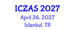 International Conference on Zoology and Animal Science (ICZAS) April 26, 2027 - Istanbul, Turkey