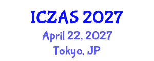 International Conference on Zoology and Animal Science (ICZAS) April 22, 2027 - Tokyo, Japan