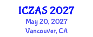 International Conference on Zoology and Animal Science (ICZAS) May 20, 2027 - Vancouver, Canada