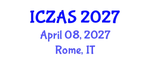 International Conference on Zoology and Animal Science (ICZAS) April 08, 2027 - Rome, Italy