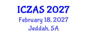 International Conference on Zoology and Animal Science (ICZAS) February 18, 2027 - Jeddah, Saudi Arabia