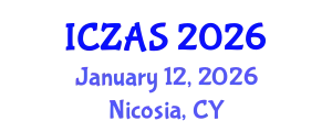 International Conference on Zoology and Animal Science (ICZAS) January 12, 2026 - Nicosia, Cyprus