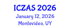 International Conference on Zoology and Animal Science (ICZAS) January 12, 2026 - Montevideo, Uruguay