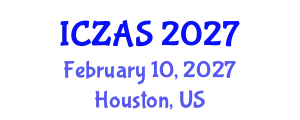 International Conference on Zoology and Animal Science (ICZAS) February 10, 2027 - Houston, United States