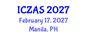 International Conference on Zoology and Animal Science (ICZAS) February 17, 2027 - Manila, Philippines
