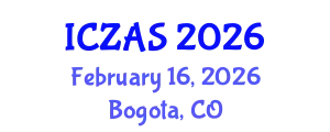 International Conference on Zoology and Animal Science (ICZAS) February 16, 2026 - Bogota, Colombia