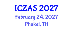 International Conference on Zoology and Animal Science (ICZAS) February 24, 2027 - Phuket, Thailand