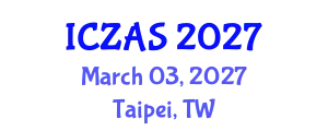 International Conference on Zoology and Animal Science (ICZAS) March 03, 2027 - Taipei, Taiwan