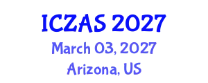 International Conference on Zoology and Animal Science (ICZAS) March 03, 2027 - Arizona, United States