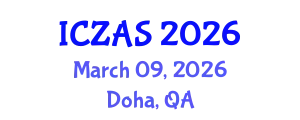 International Conference on Zoology and Animal Science (ICZAS) March 09, 2026 - Doha, Qatar