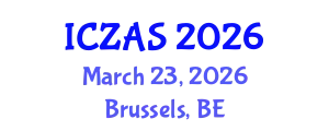 International Conference on Zoology and Animal Science (ICZAS) March 23, 2026 - Brussels, Belgium