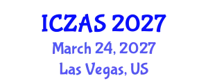 International Conference on Zoology and Animal Science (ICZAS) March 24, 2027 - Las Vegas, United States