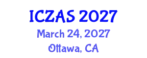 International Conference on Zoology and Animal Science (ICZAS) March 24, 2027 - Ottawa, Canada