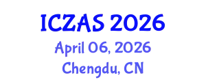 International Conference on Zoology and Animal Science (ICZAS) April 06, 2026 - Chengdu, China