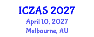 International Conference on Zoology and Animal Science (ICZAS) April 10, 2027 - Melbourne, Australia