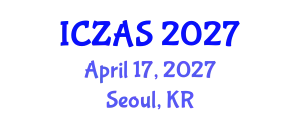 International Conference on Zoology and Animal Science (ICZAS) April 17, 2027 - Seoul, Republic of Korea